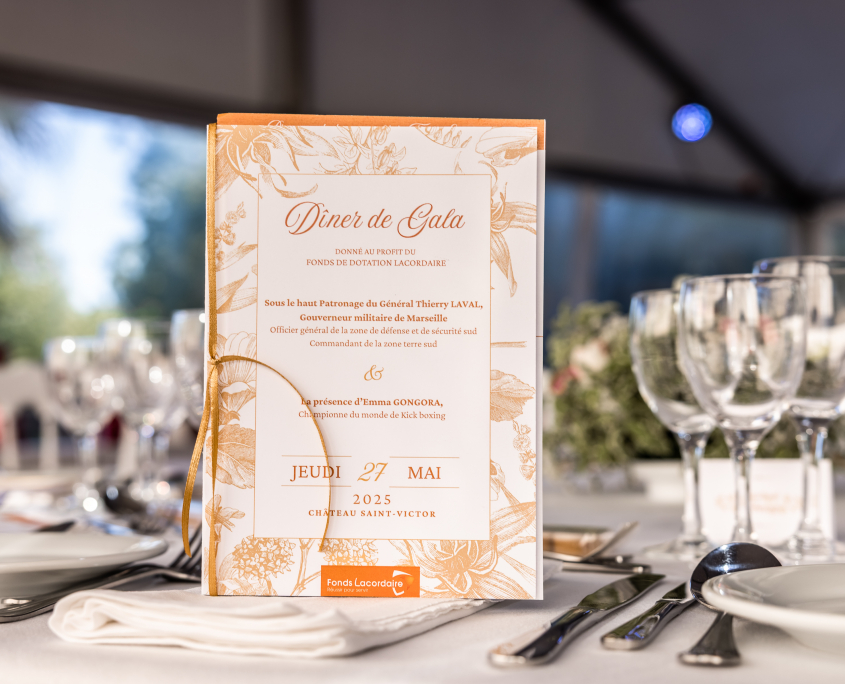 Menu Diner de Gala