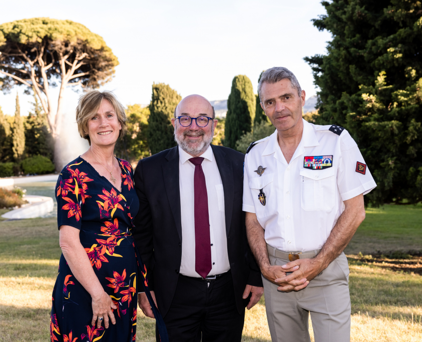 Nathalie LAVAL, PJ Collomb, le Général LAVAL